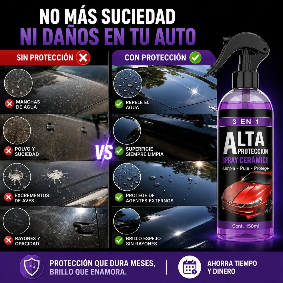 Protector De Pintura 3 En 1 Cera Spray 100 Ml