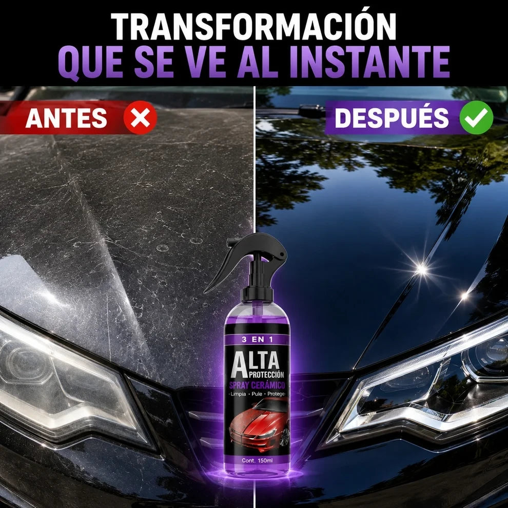 Protector De Pintura 3 En 1 Cera Spray 100 Ml